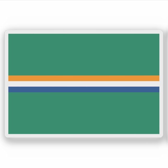 Pegatina Flag of Kavangoland, the Republic of South Africa (Anverso)