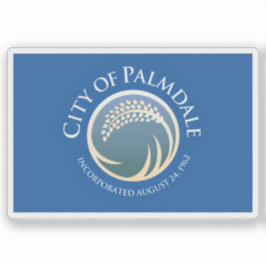 Pegatina Flag of Palmdale, California, USA