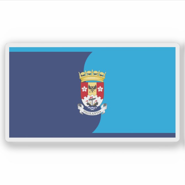 Pegatina Flag of South Lanarkshire, Scotland (Anverso)