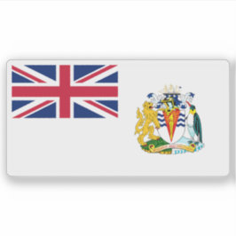 Pegatina Flag of the British Antarctic Territory, Overseas