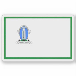 Pegatina Flag of the city of Arusha, Tanzania