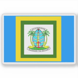 Pegatina Flag of the city of Dar es Salaam, Tanzania