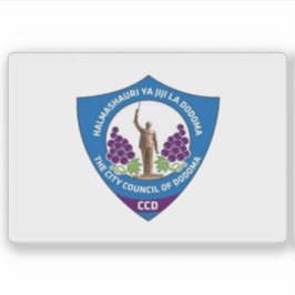 Pegatina Flag of the city of Dodoma, Tanzania