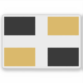 Pegatina Flag of the city of Lévis, Quebec, Canada