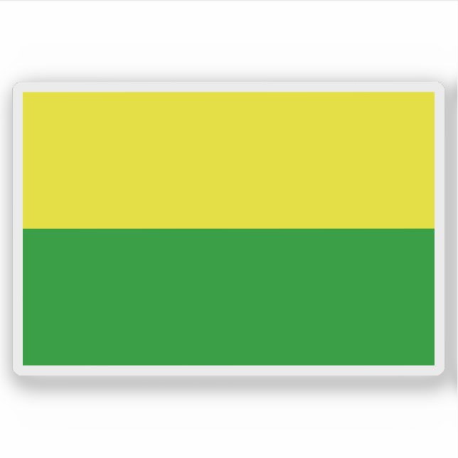 Pegatina Flag of the city of Sarteneja, Belize (Anverso)