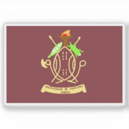 Pegatina Flag of the city of Songea, Tanzania