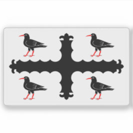 Pegatina Flag of the county of Flintshire, Wales