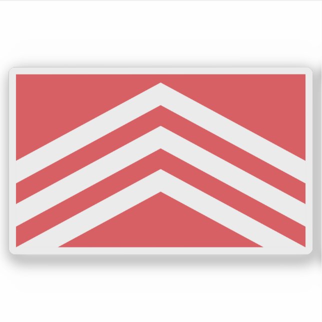 Pegatina Flag of the county of Glamorgan, Wales (Anverso)