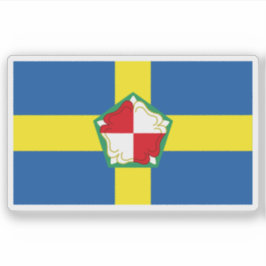 Pegatina Flag of the county of Pembrokeshire, Wales