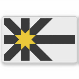 Pegatina Flag of the county of Sutherland, Scotland