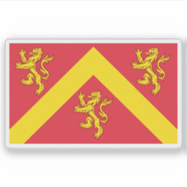 Pegatina Flag of the island of Anglesey, Wales