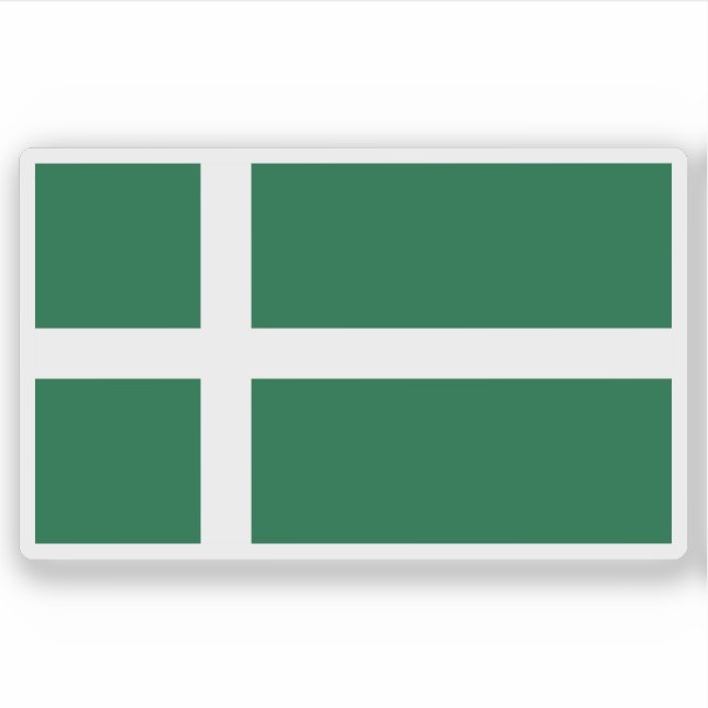 Pegatina Flag of the island of Barra, Scotland (Anverso)