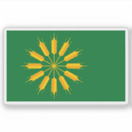 Pegatina Flag of the island of Tiree, Scotland