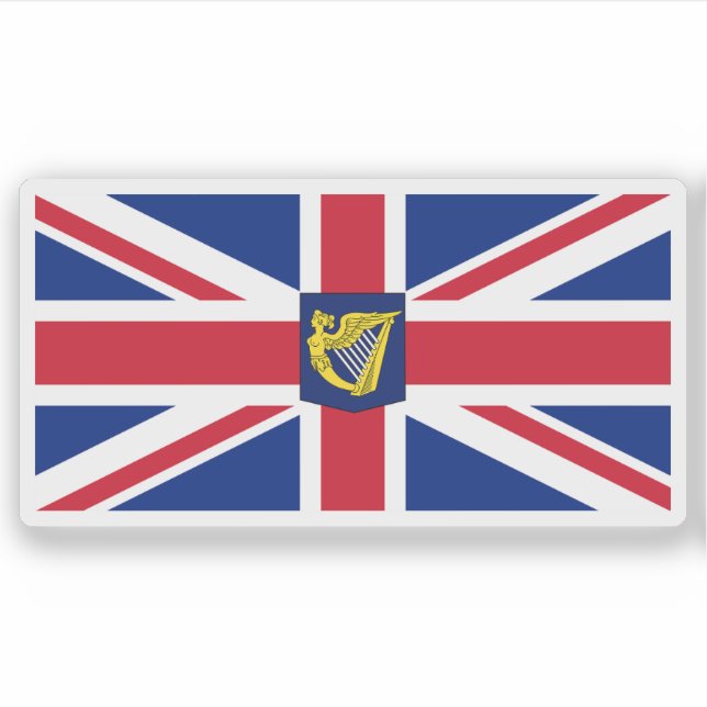 Pegatina Flag of the Lord Lieutenant of Ireland (Anverso)