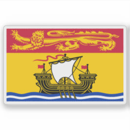 Pegatina Flag of the New Brunswick province, Canada