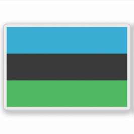 Pegatina Flag of the People's Republic of Zanzibar (1964)