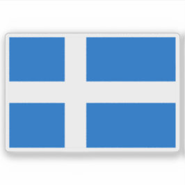 Pegatina Flag of the Shetland Islands, Scotland