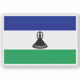 Pegatina Flag of the Sotho people, Republic of South Africa