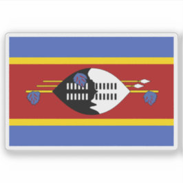 Pegatina Flag of the Swazi people, Republic of South Africa