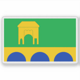 Pegatina Flag of the town of Monmouth, Wales