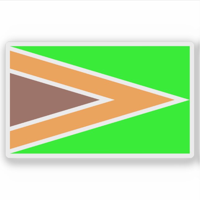 Pegatina Flag of the Vihiga County, the Republic of Kenya (Anverso)