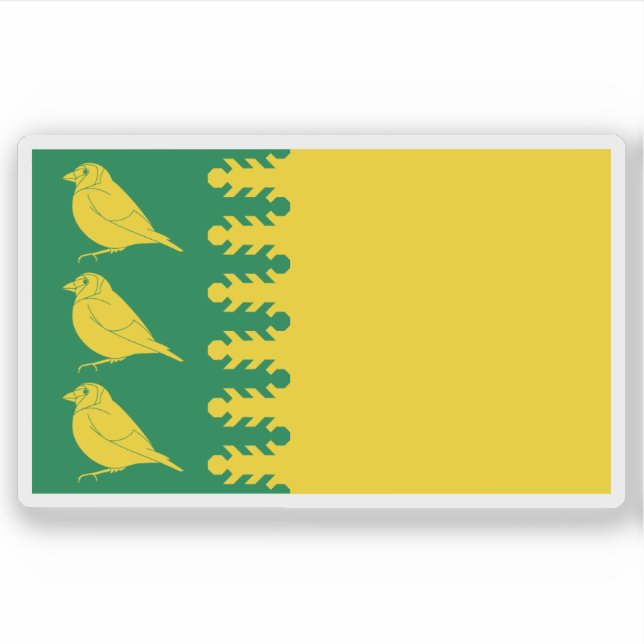 Pegatina Flag of the village of Finchfield, England (Anverso)