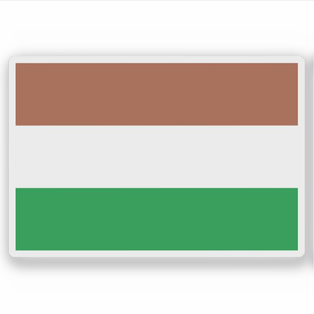 Pegatina Flag of Transkei, the Republic of South Africa (Anverso)