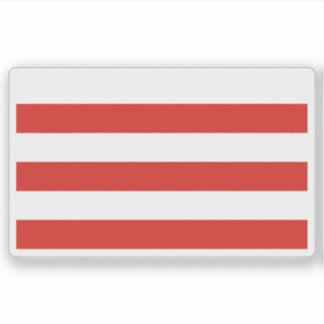 Pegatina Flag of Wismar, Germany