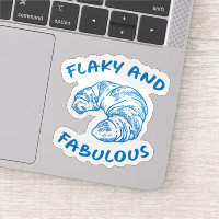 Flaky y fabuloso croissant francés parisino