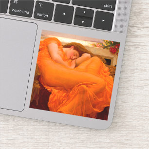 Pegatina Flaming June, 1895 por Lord Frederic Leighton