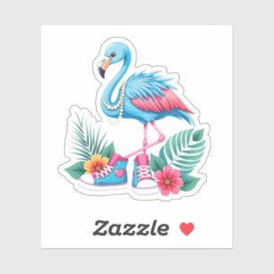 Pegatina Flamingo Chucks and Pearls Comma La Harris 2024