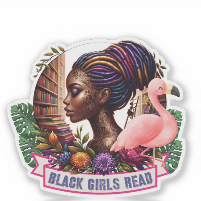 Pegatina Flamingo de BGR Florida | Vinyl Die-Cut (Anverso)