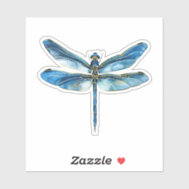 Pegatina Flauta azul