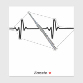 Pegatina Flauta de latido