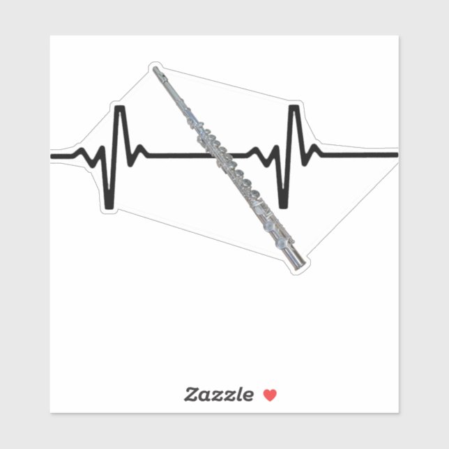 Pegatina Flauta de latido (Hoja)