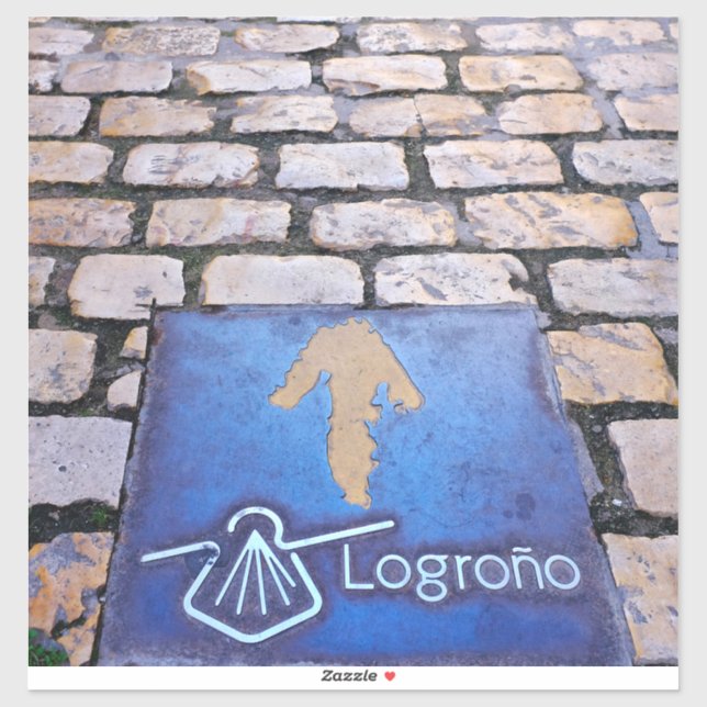 Pegatina Flecha amarilla (Hoja)