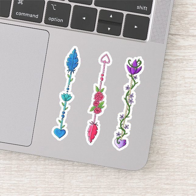 Pegatina Flechas de semi colon (Detalle)