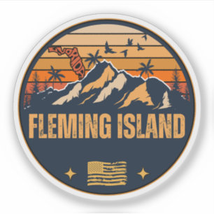 Pegatina Fleming Island, Florida