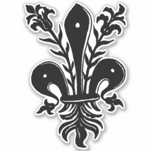 Pegatina Fleur de Lis