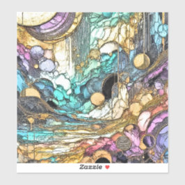 Pegatina Fliesender Goldfluss