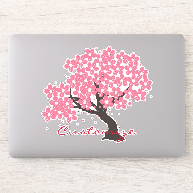 Pegatina Flor de Cerezo Japonesa Sakura Thunder_Cove (Ordenador)