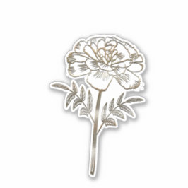 Pegatina Flor de oro marino