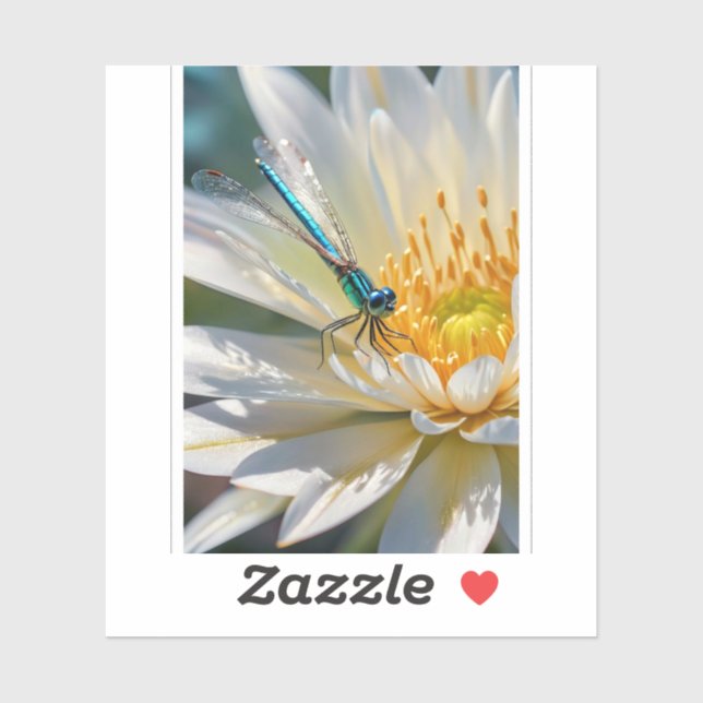 Pegatina Flor de ráfaga (Hoja)