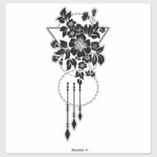 Pegatina Flor Geo