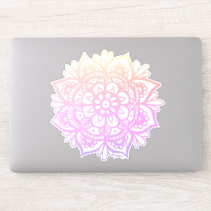 Pegatina Flor Girly Pastel Mandala