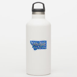 Pegatina Flor silvestre Montana