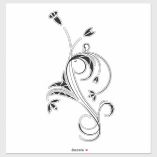 Pegatina Flor Tribal