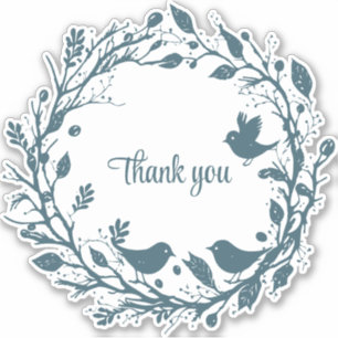 Pegatina Flora folclórica escandinava