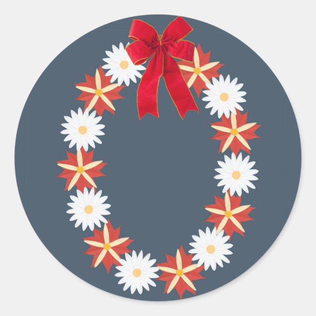 Pegatina floral (Anverso)