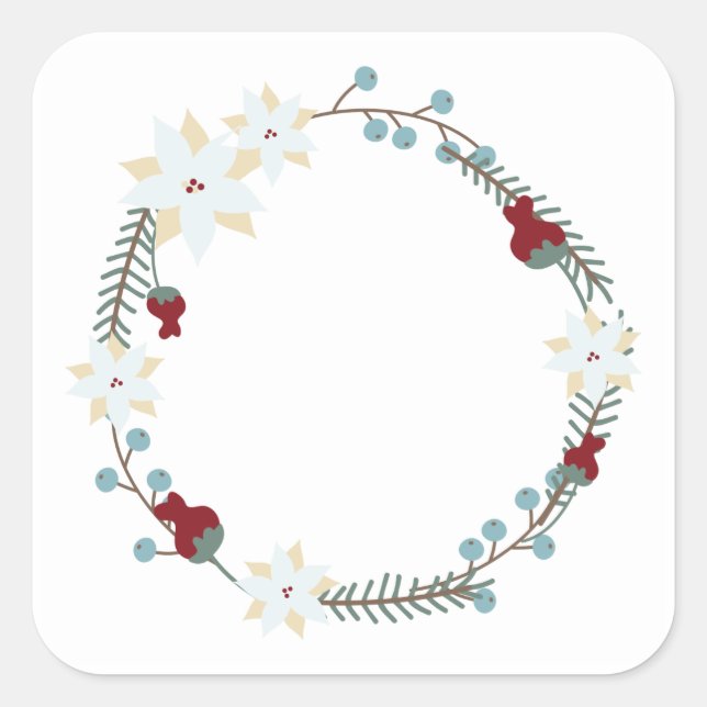 Pegatina Floral (Anverso)